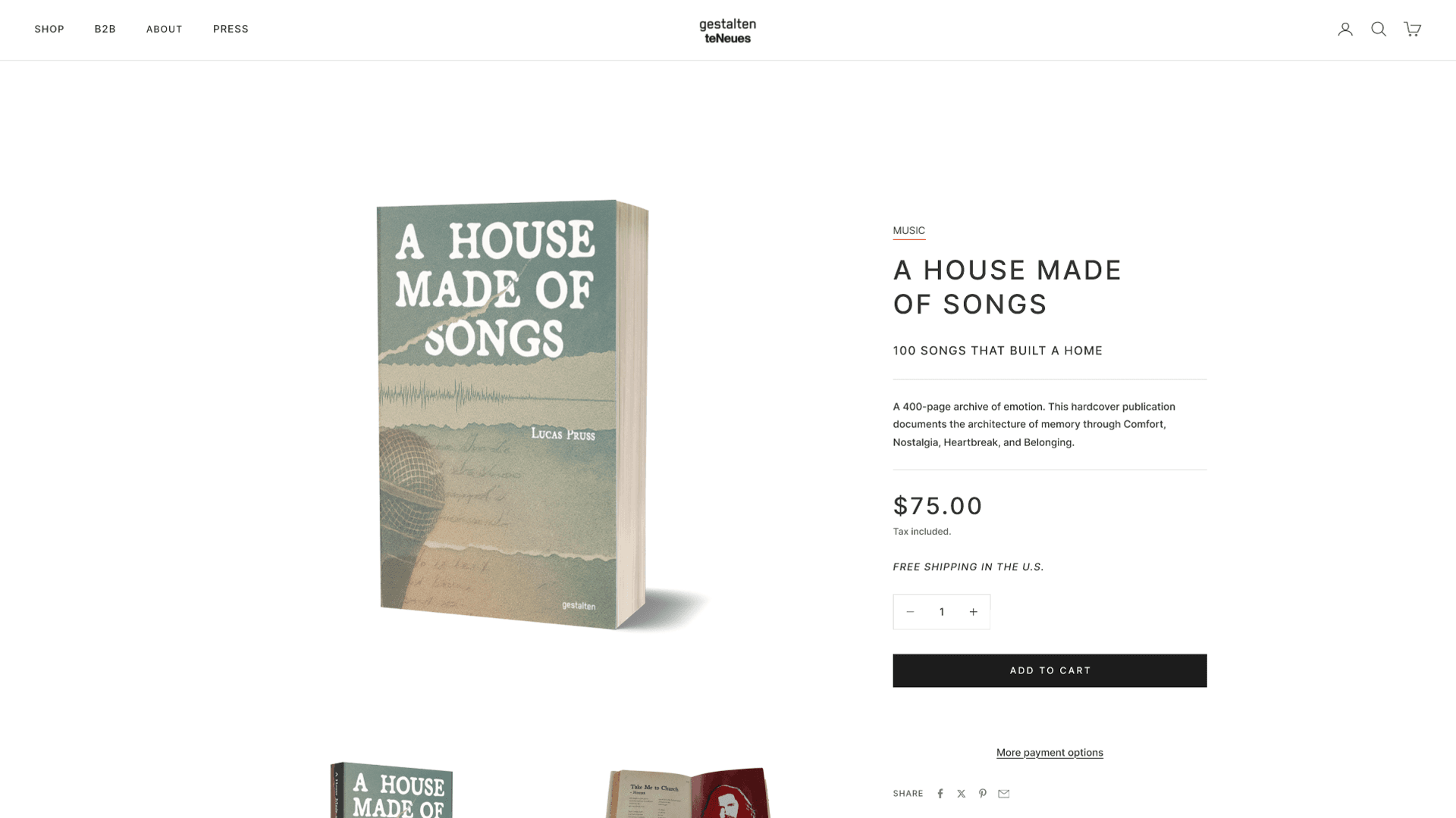 Publication placed in a curated bookshelf context