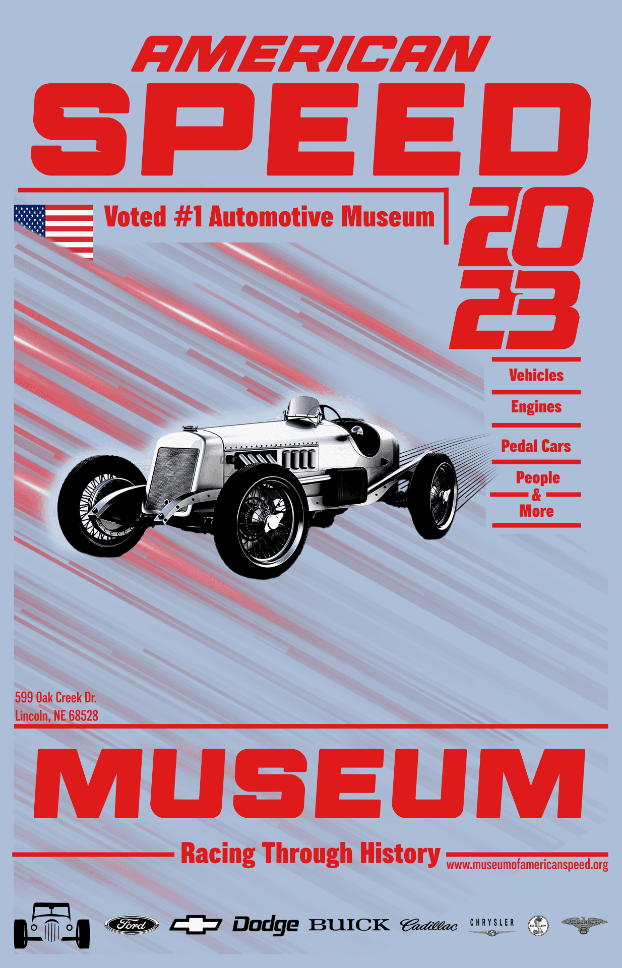 Museum of American Speed promotional poster